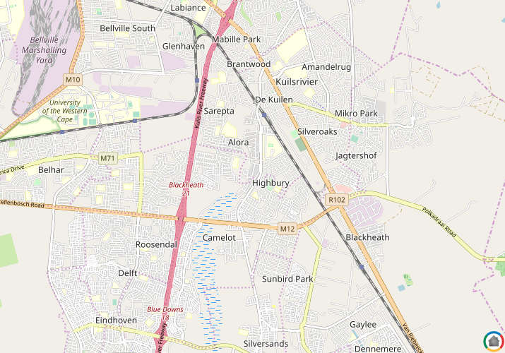 Map location of Gersham